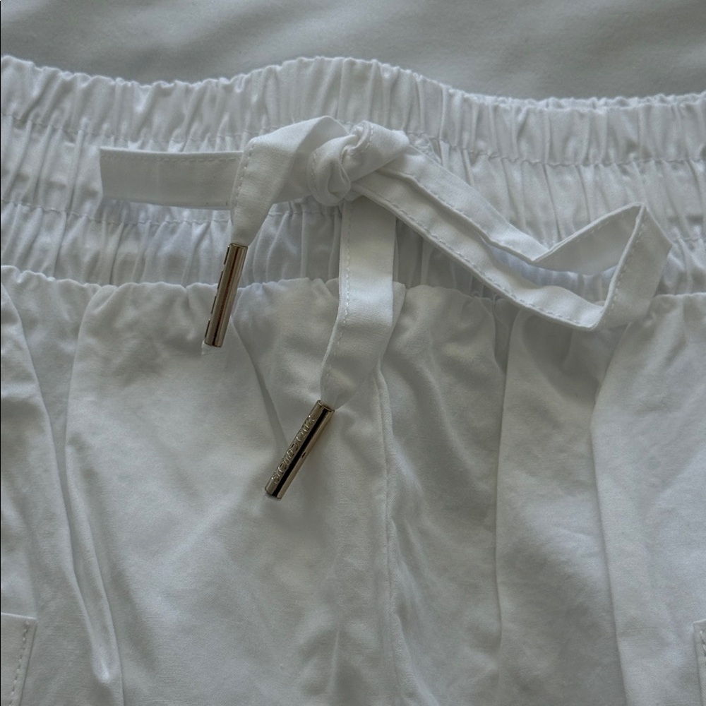 Stellae Dux Cotton Drawstring Shorts in White Size XS NWT - Picture 4 of 6
